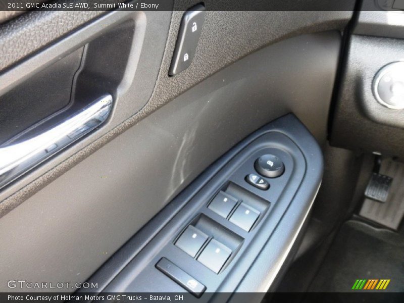 Summit White / Ebony 2011 GMC Acadia SLE AWD