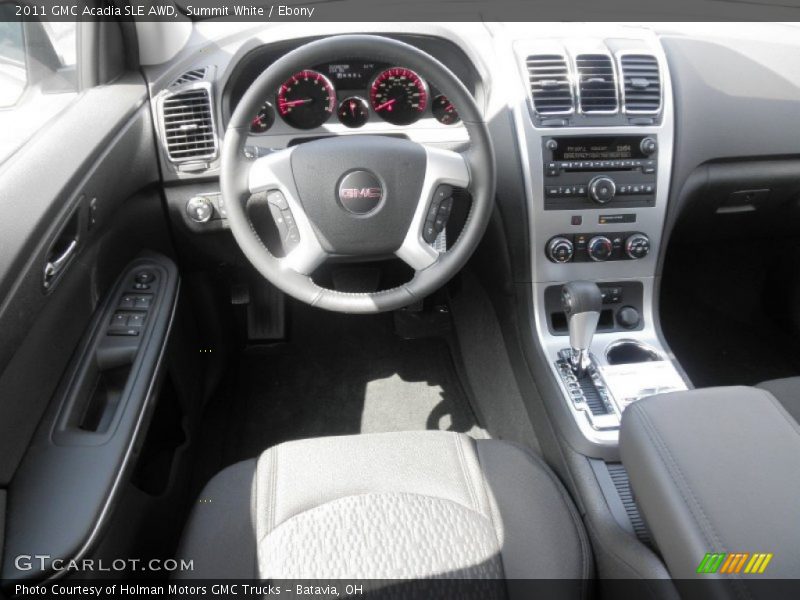 Summit White / Ebony 2011 GMC Acadia SLE AWD