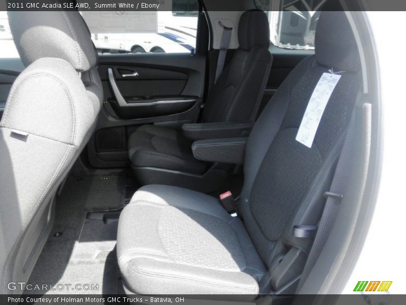 Summit White / Ebony 2011 GMC Acadia SLE AWD