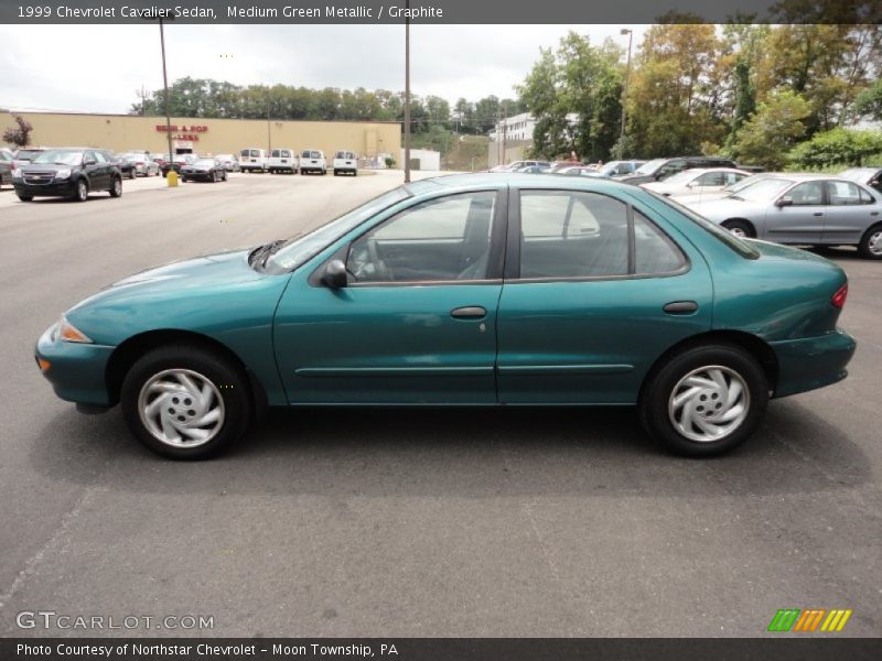  1999 Cavalier Sedan Medium Green Metallic