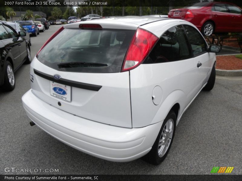 Cloud 9 White / Charcoal 2007 Ford Focus ZX3 SE Coupe