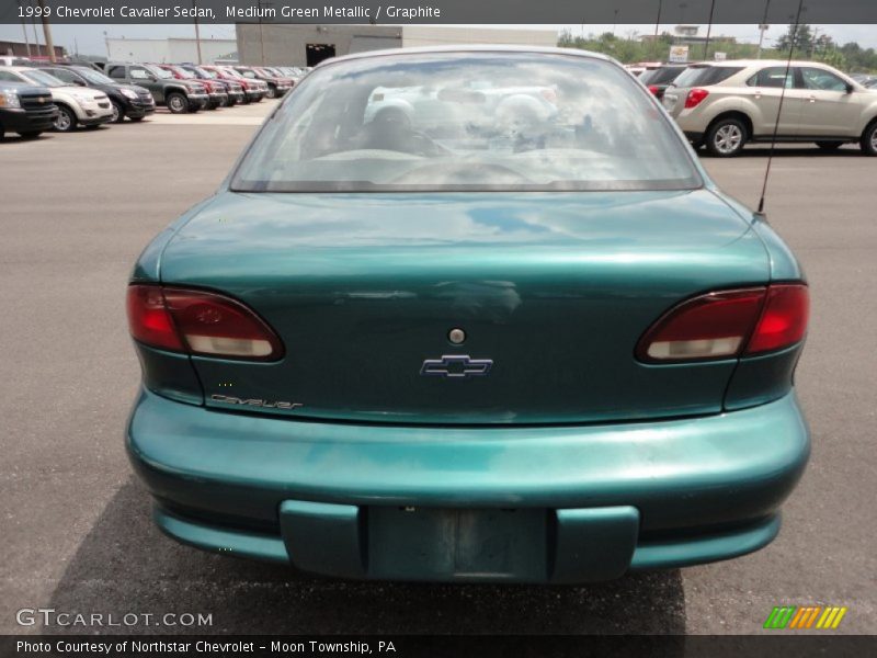 Medium Green Metallic / Graphite 1999 Chevrolet Cavalier Sedan