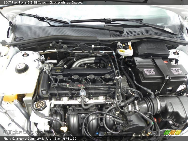 Cloud 9 White / Charcoal 2007 Ford Focus ZX3 SE Coupe