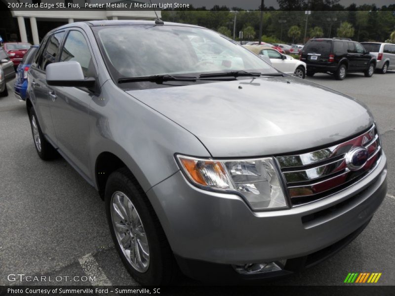 Pewter Metallic / Medium Light Stone 2007 Ford Edge SEL Plus