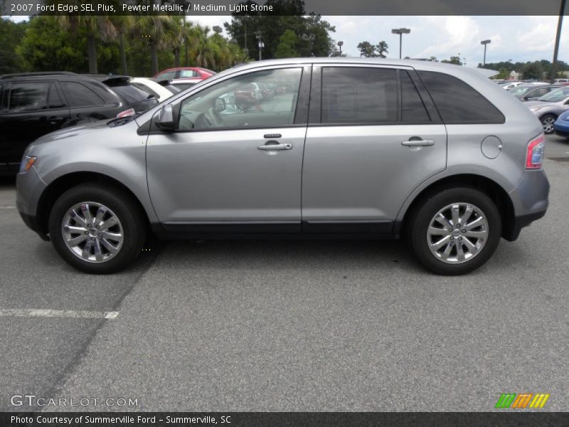 Pewter Metallic / Medium Light Stone 2007 Ford Edge SEL Plus
