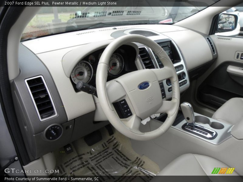 Pewter Metallic / Medium Light Stone 2007 Ford Edge SEL Plus