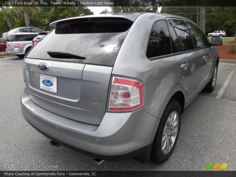 Pewter Metallic / Medium Light Stone 2007 Ford Edge SEL Plus