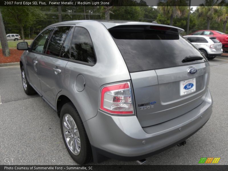 Pewter Metallic / Medium Light Stone 2007 Ford Edge SEL Plus