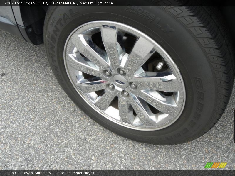 Pewter Metallic / Medium Light Stone 2007 Ford Edge SEL Plus