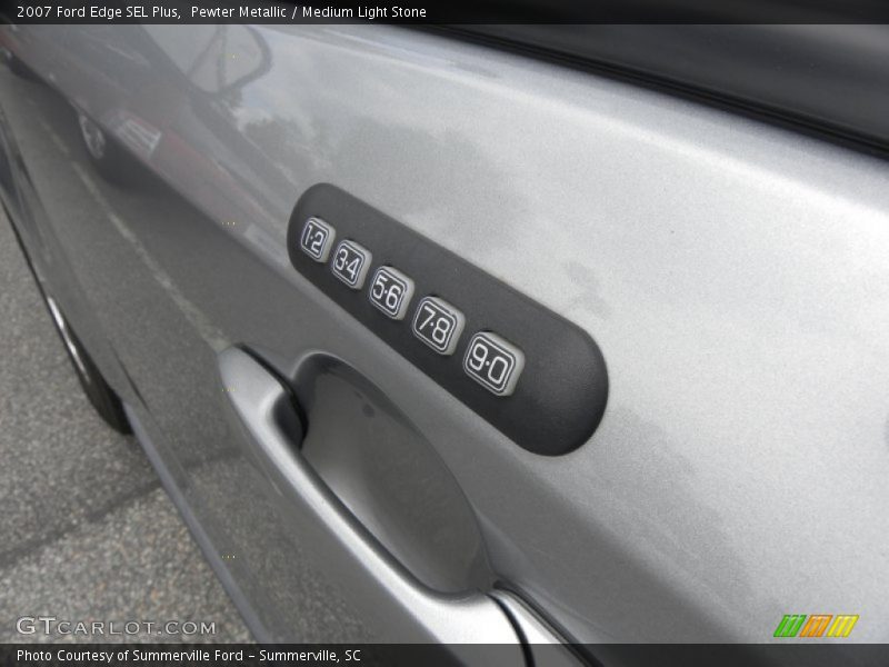 Pewter Metallic / Medium Light Stone 2007 Ford Edge SEL Plus