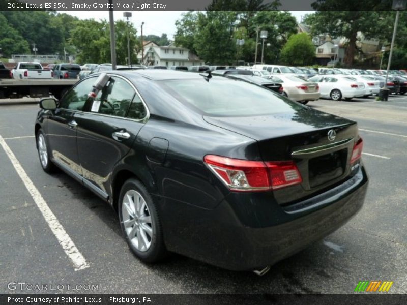 Smoky Granite Mica / Light Gray 2011 Lexus ES 350