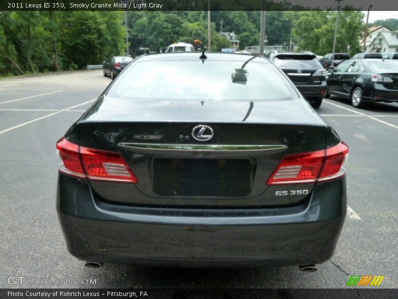 Smoky Granite Mica / Light Gray 2011 Lexus ES 350