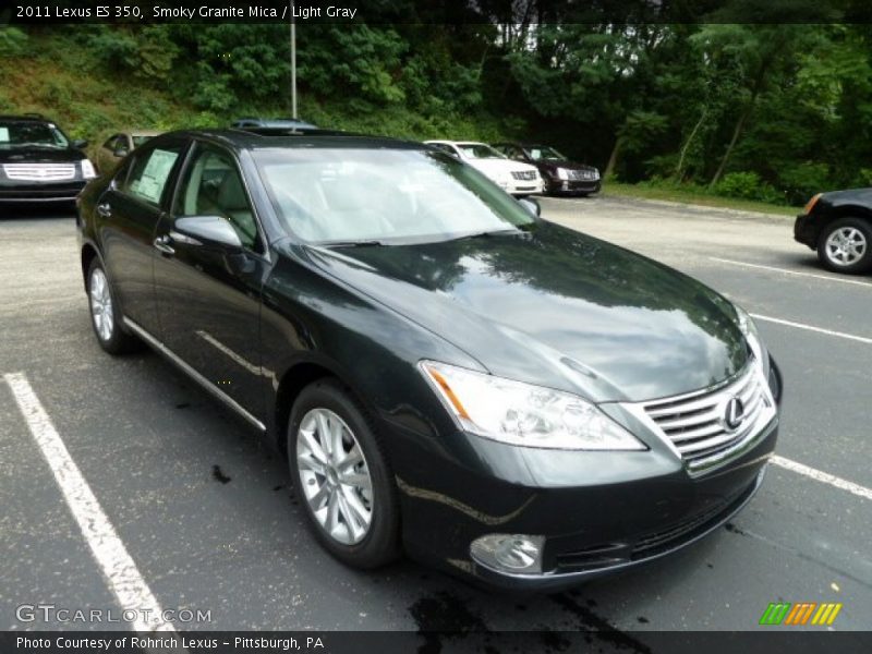 Smoky Granite Mica / Light Gray 2011 Lexus ES 350