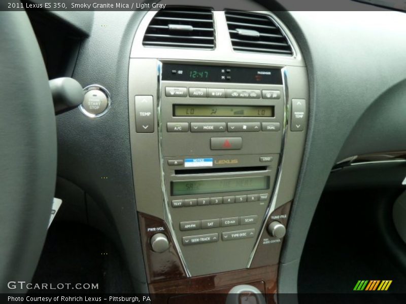 Controls of 2011 ES 350