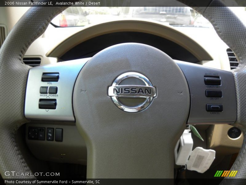 Avalanche White / Desert 2006 Nissan Pathfinder LE