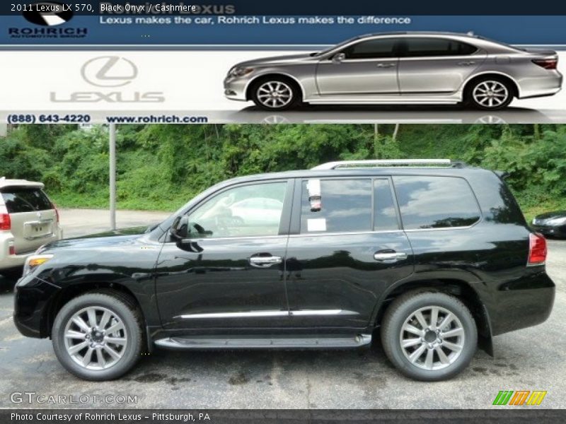 Black Onyx / Cashmere 2011 Lexus LX 570