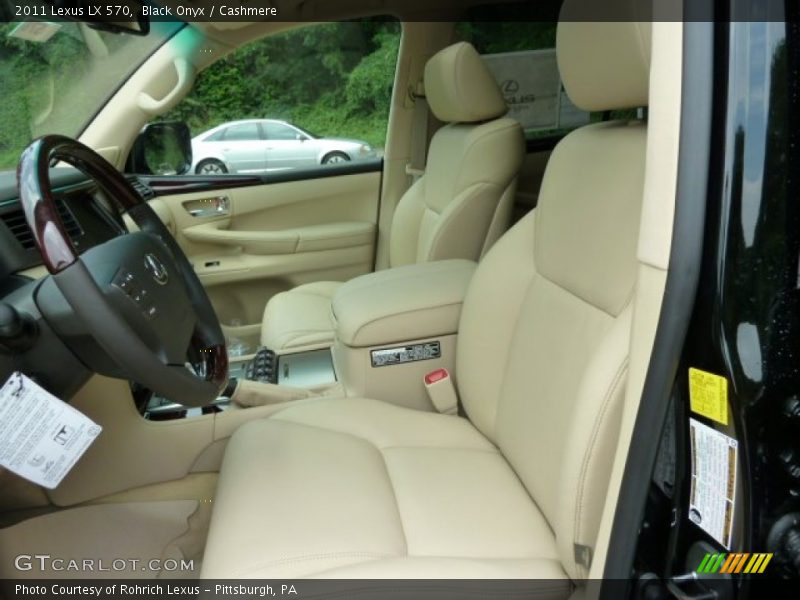  2011 LX 570 Cashmere Interior
