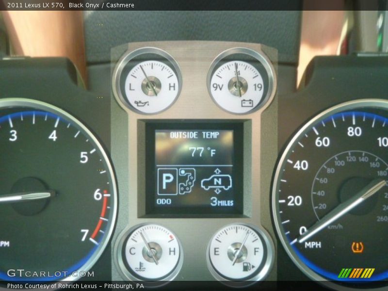  2011 LX 570 570 Gauges