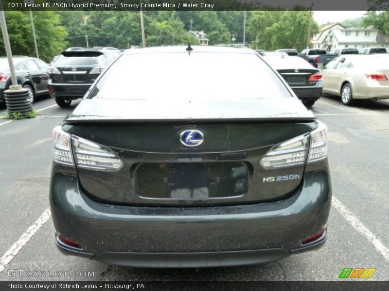 Smoky Granite Mica / Water Gray 2011 Lexus HS 250h Hybrid Premium