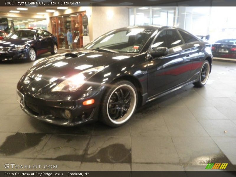 Black / Black/Silver 2005 Toyota Celica GT