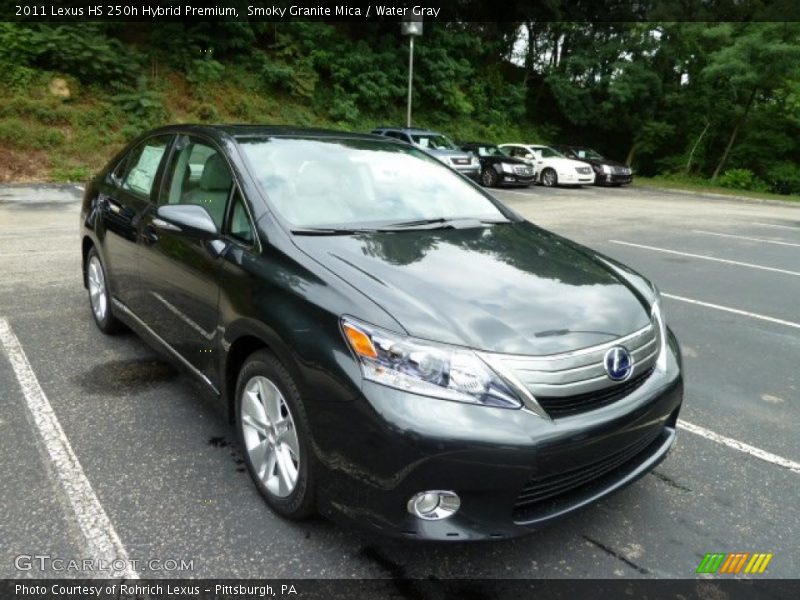 Smoky Granite Mica / Water Gray 2011 Lexus HS 250h Hybrid Premium