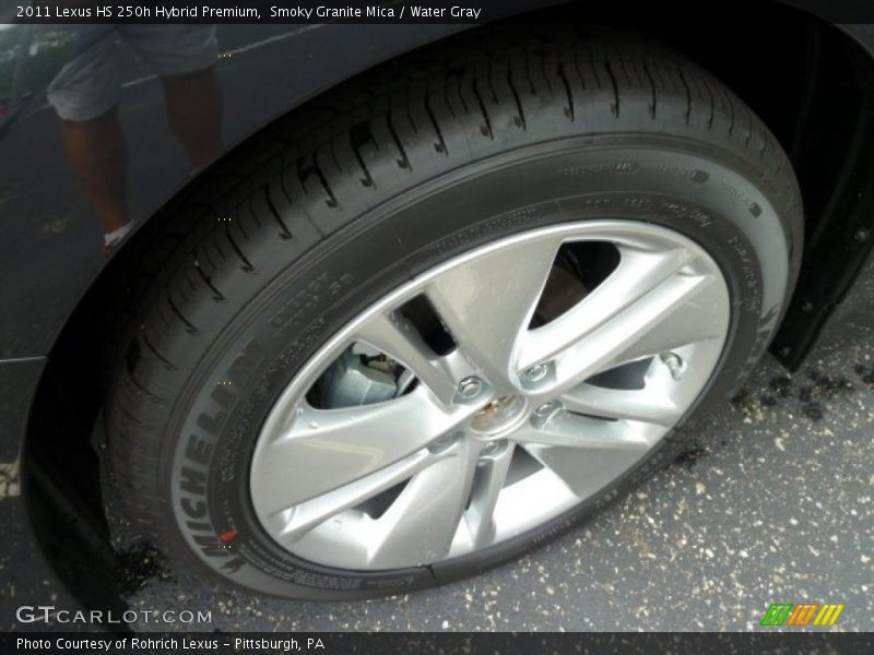 Smoky Granite Mica / Water Gray 2011 Lexus HS 250h Hybrid Premium