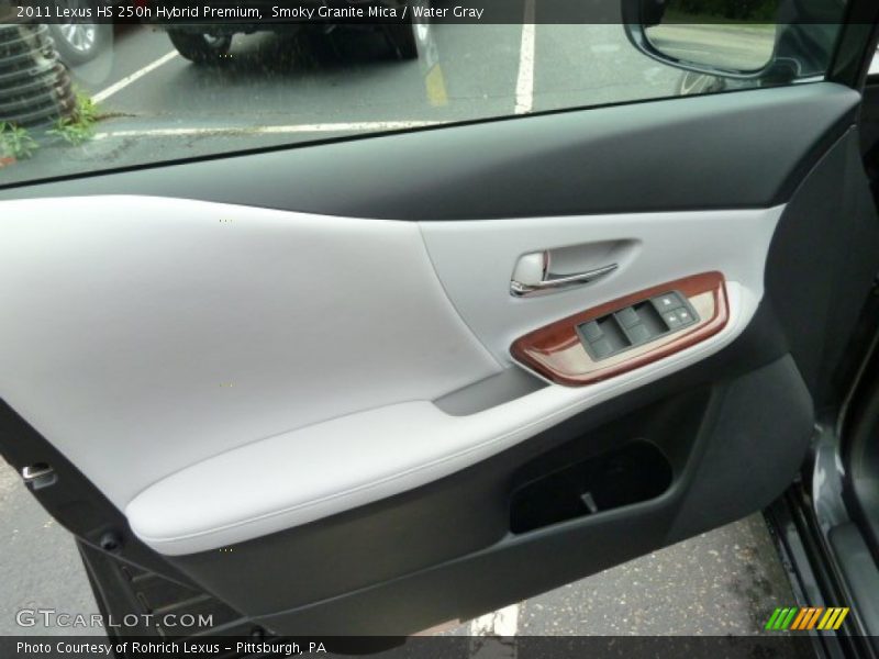 Smoky Granite Mica / Water Gray 2011 Lexus HS 250h Hybrid Premium
