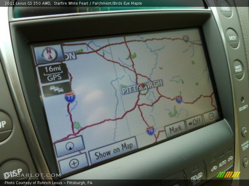 Starfire White Pearl / Parchment/Birds Eye Maple 2011 Lexus GS 350 AWD