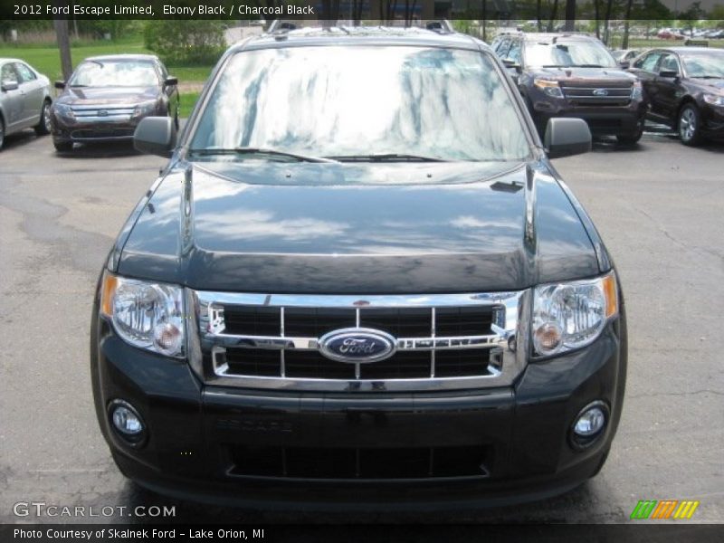 Ebony Black / Charcoal Black 2012 Ford Escape Limited