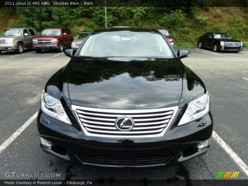 Obsidian Black / Black 2011 Lexus LS 460 AWD