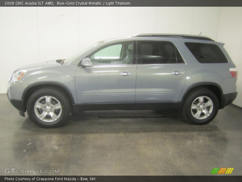 Blue-Gold Crystal Metallic / Light Titanium 2008 GMC Acadia SLT AWD