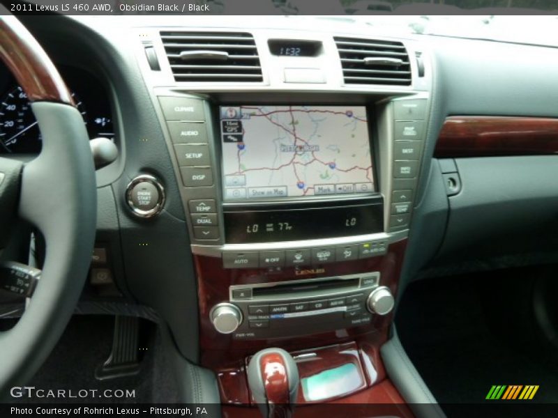 Controls of 2011 LS 460 AWD