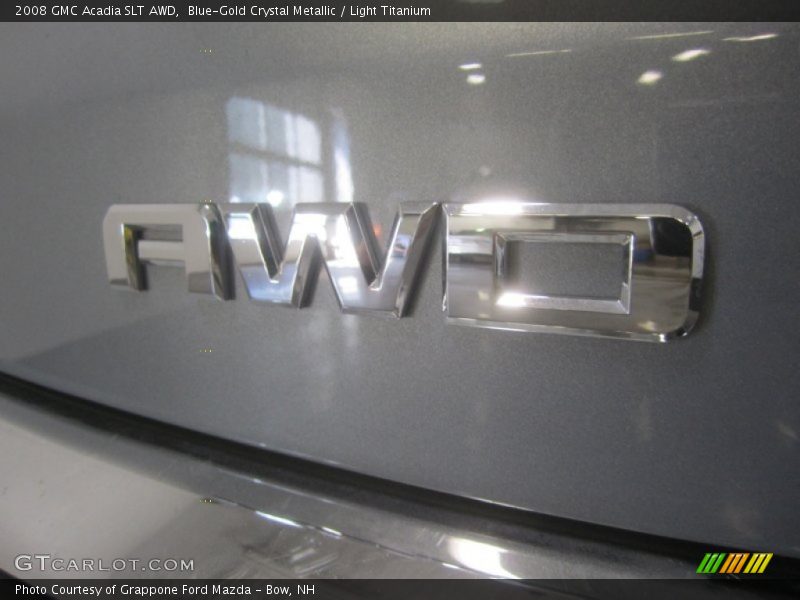 Blue-Gold Crystal Metallic / Light Titanium 2008 GMC Acadia SLT AWD