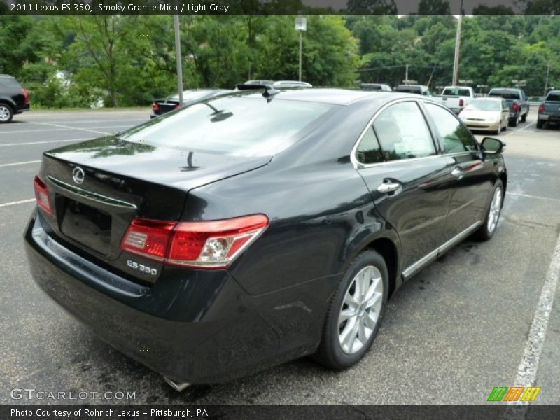 Smoky Granite Mica / Light Gray 2011 Lexus ES 350