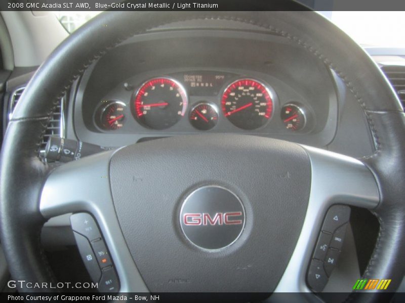 Blue-Gold Crystal Metallic / Light Titanium 2008 GMC Acadia SLT AWD