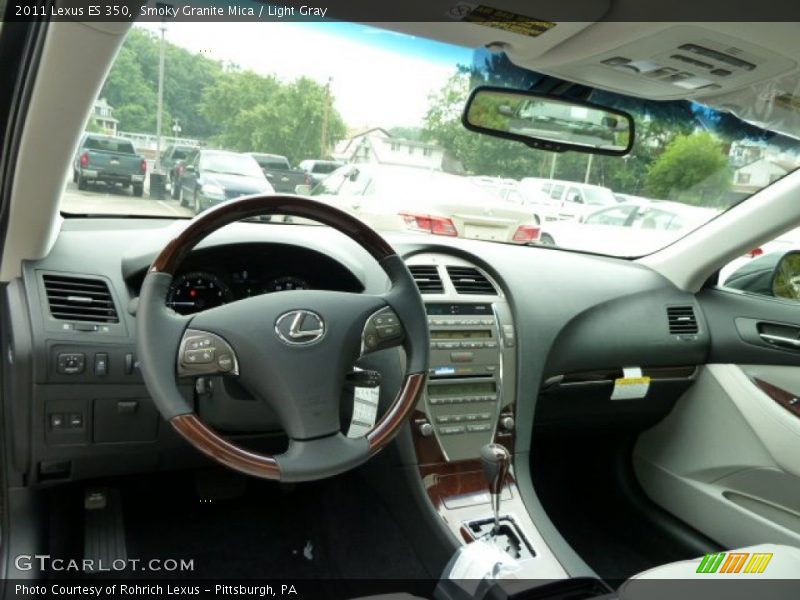 Smoky Granite Mica / Light Gray 2011 Lexus ES 350
