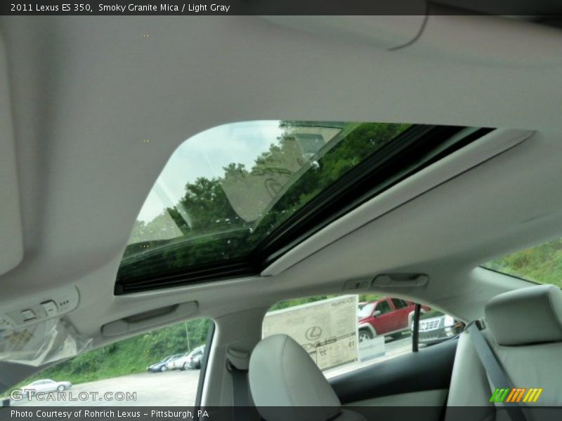 Smoky Granite Mica / Light Gray 2011 Lexus ES 350