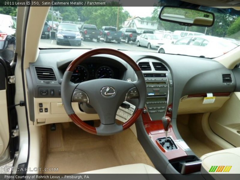Dashboard of 2011 ES 350