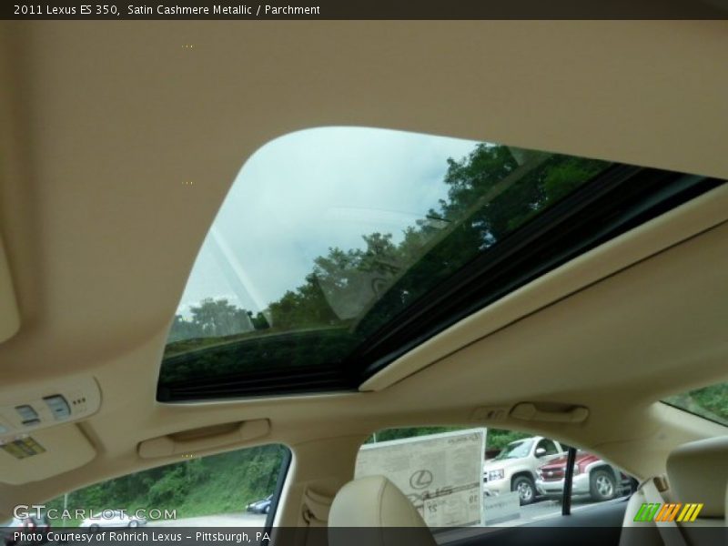 Satin Cashmere Metallic / Parchment 2011 Lexus ES 350