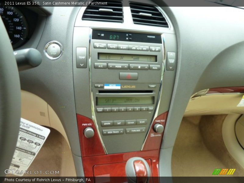 Controls of 2011 ES 350