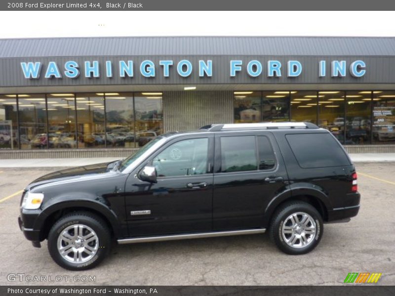 Black / Black 2008 Ford Explorer Limited 4x4