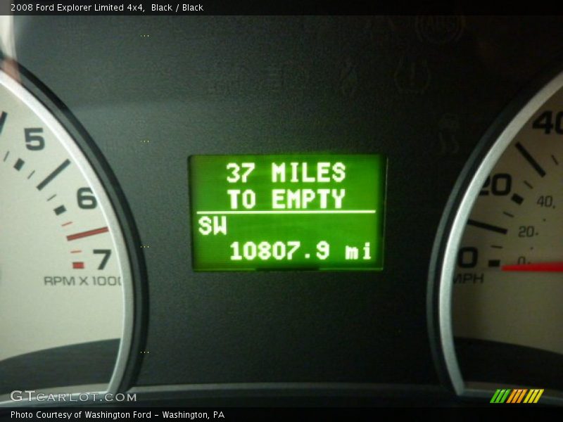 Black / Black 2008 Ford Explorer Limited 4x4
