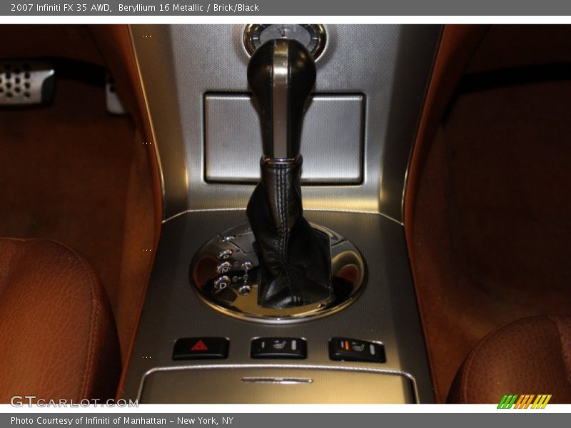 Beryllium 16 Metallic / Brick/Black 2007 Infiniti FX 35 AWD