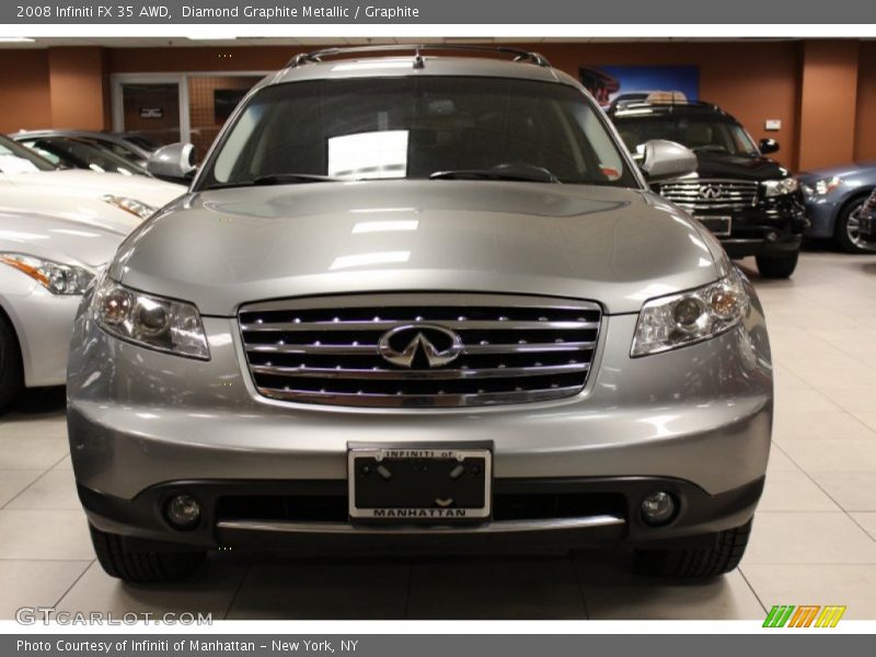 Diamond Graphite Metallic / Graphite 2008 Infiniti FX 35 AWD