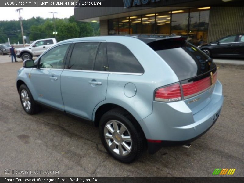 Light Ice Blue Metallic / Light Camel 2008 Lincoln MKX