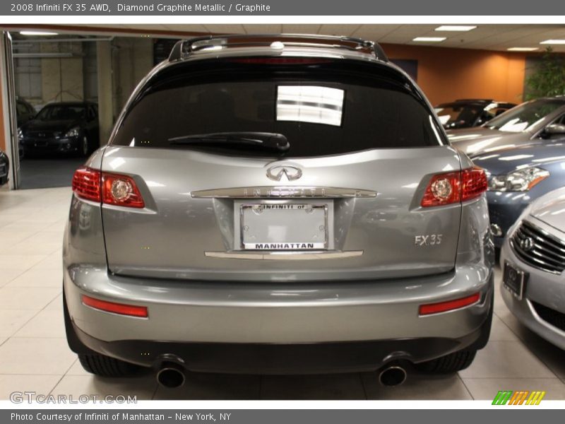 Diamond Graphite Metallic / Graphite 2008 Infiniti FX 35 AWD