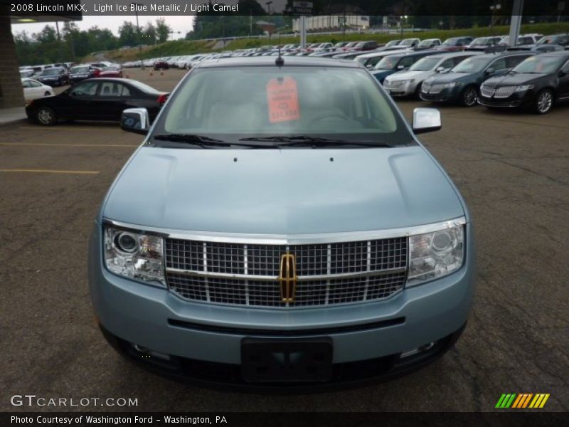 Light Ice Blue Metallic / Light Camel 2008 Lincoln MKX