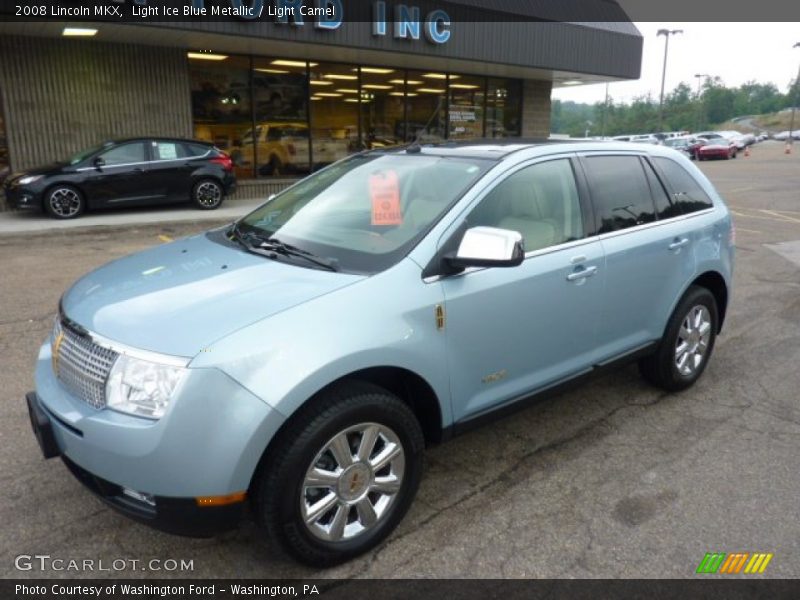 Light Ice Blue Metallic / Light Camel 2008 Lincoln MKX