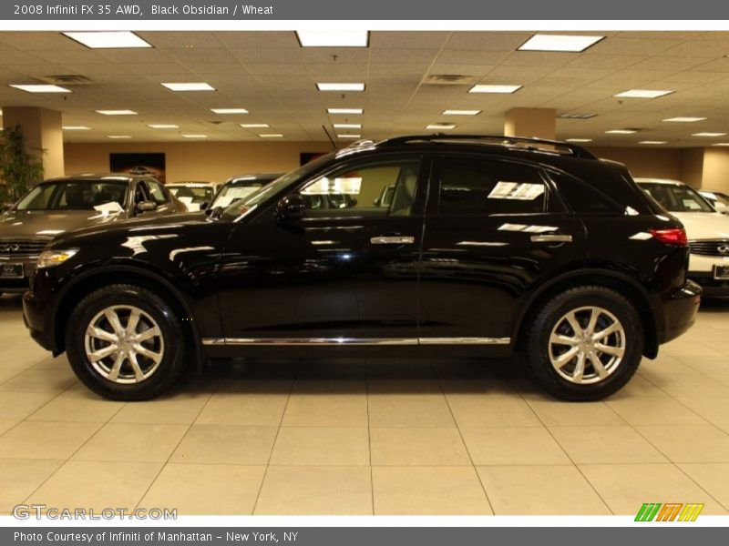 Black Obsidian / Wheat 2008 Infiniti FX 35 AWD
