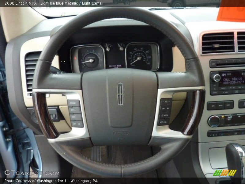 Light Ice Blue Metallic / Light Camel 2008 Lincoln MKX